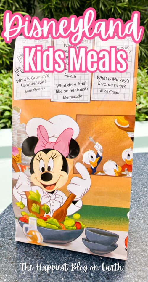 Disneyland Kids Meals Disneyland Kids Meals