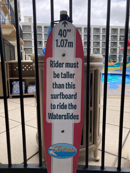 Courtyard Anaheim water slide height requirement Courtyard Anaheim water slide height requirement