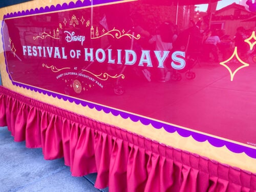 Festival of Holidays sign Festival of Holidays sign