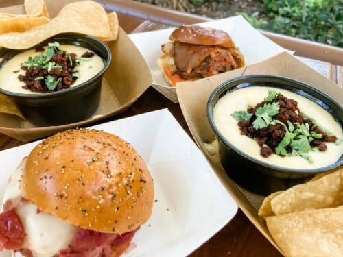 Festival of Holidays sliders and queso Festival of Holidays sliders and queso