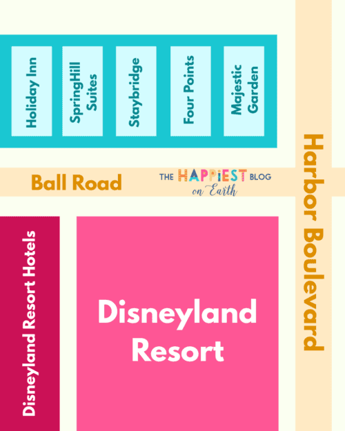 Ball Road Hotels Map Ball Road Hotels Map