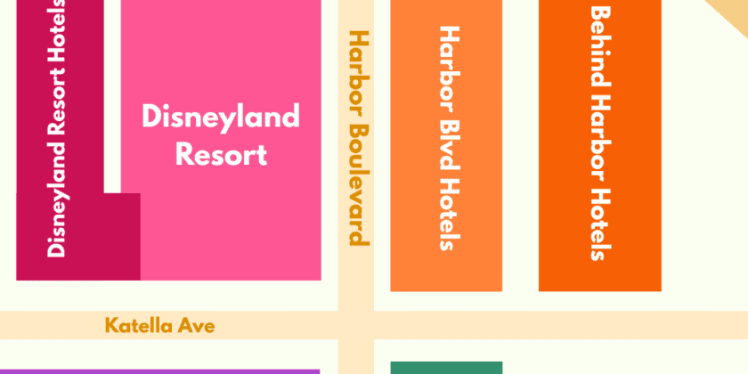 Disneyland Area Hotel Map and Directory