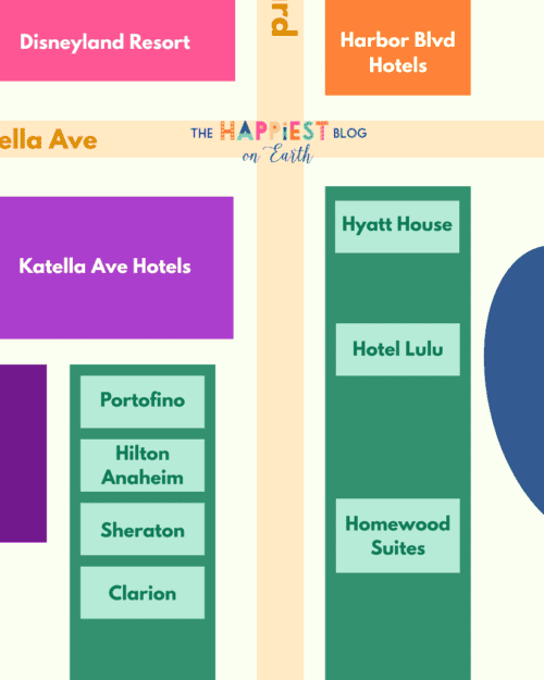 Disneyland Convention Center Hotels Map Disneyland Convention Center Hotels Map