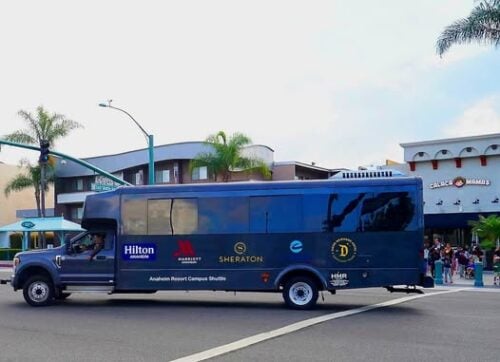 Anaheim Resort Campus Shuttle Courtesy Tori Stone Anaheim Resort Campus Shuttle Courtesy Tori Stone