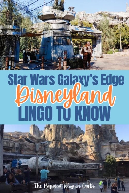 Star Wars land lingo Star Wars land lingo