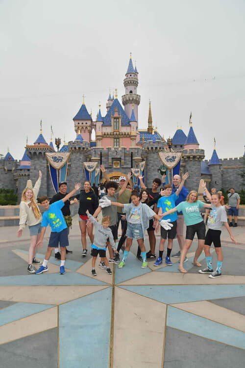 Large group Disneyland